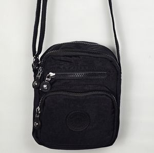 BOBO Xiuxian Black Multi-Compartment Nylon Travel Mini Purse or Wallet, Like New